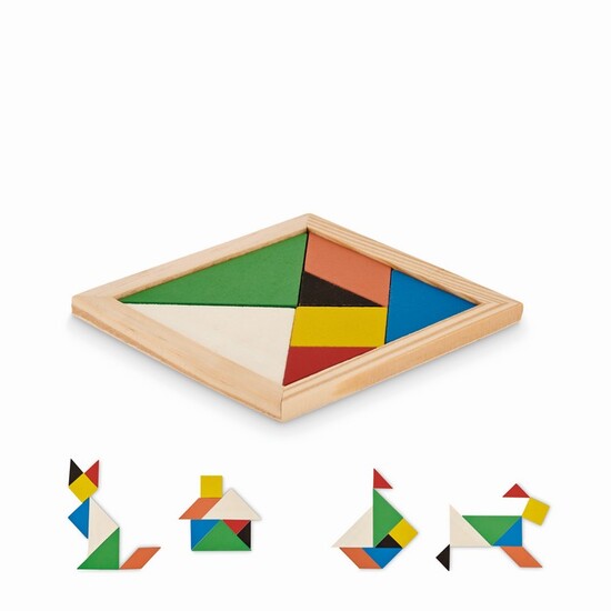 Tangram-Puzzle Holz