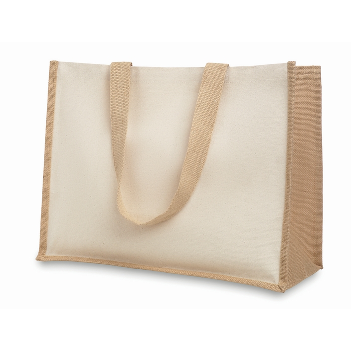 Jute/Canvas Shopper