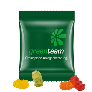 Minitüte,12 g, kompostierbare Folie weiß, Trolli Vegane Gummibärchen, 14% Fruchtsaft