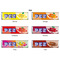 Werbekarte Visitenkartenformat, PEZ Bonbonriegel Orange