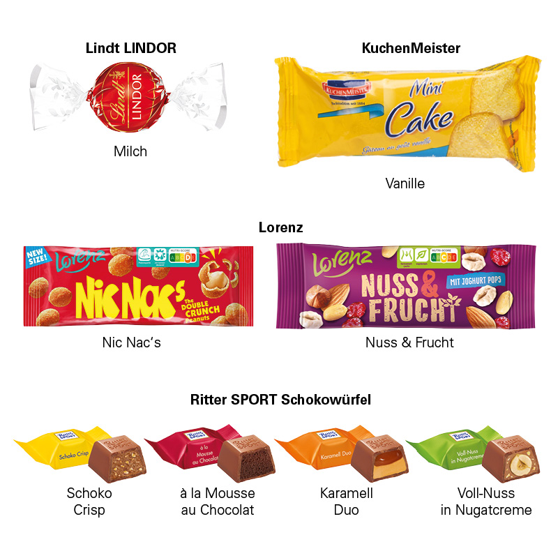 3D-Präsent Transporter, Lindt LINDOR Milchkugeln