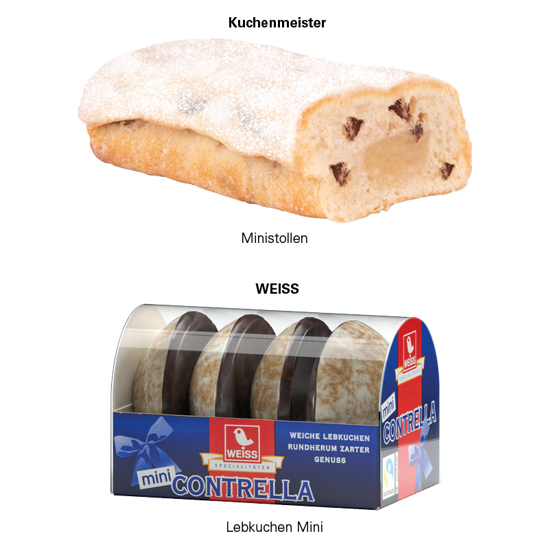 3D-Präsent Bus, Mini Christstollen