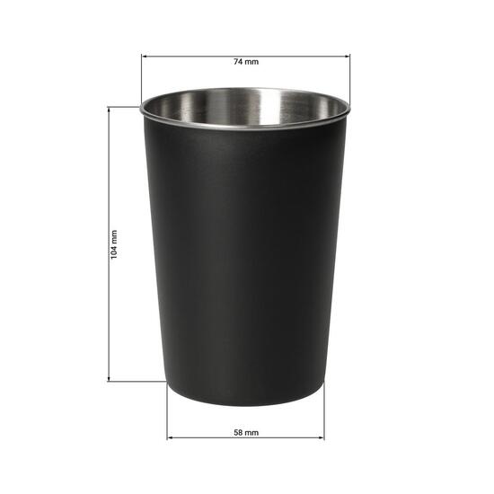 Edelstahlbecher "Metallo", 270 ml