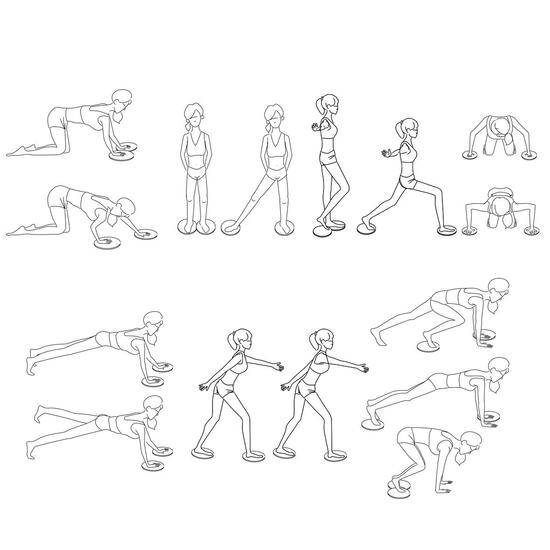 Slidepads "Flow", 2er Set