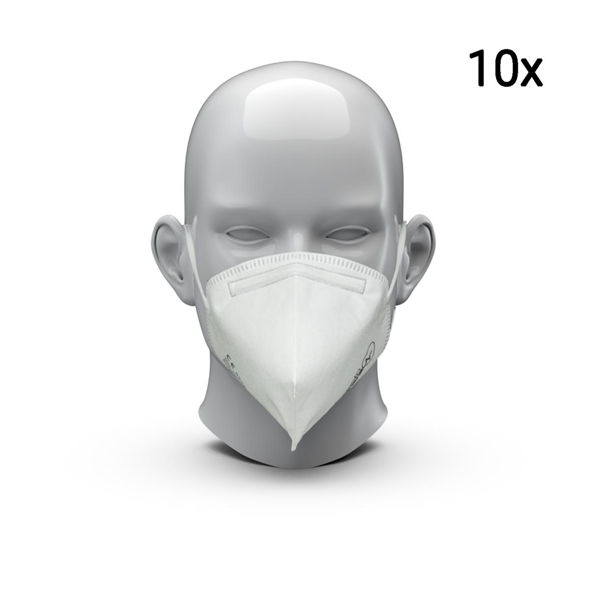 Atemschutzmaske "SafeCare" FFP3 NR, 10er Set