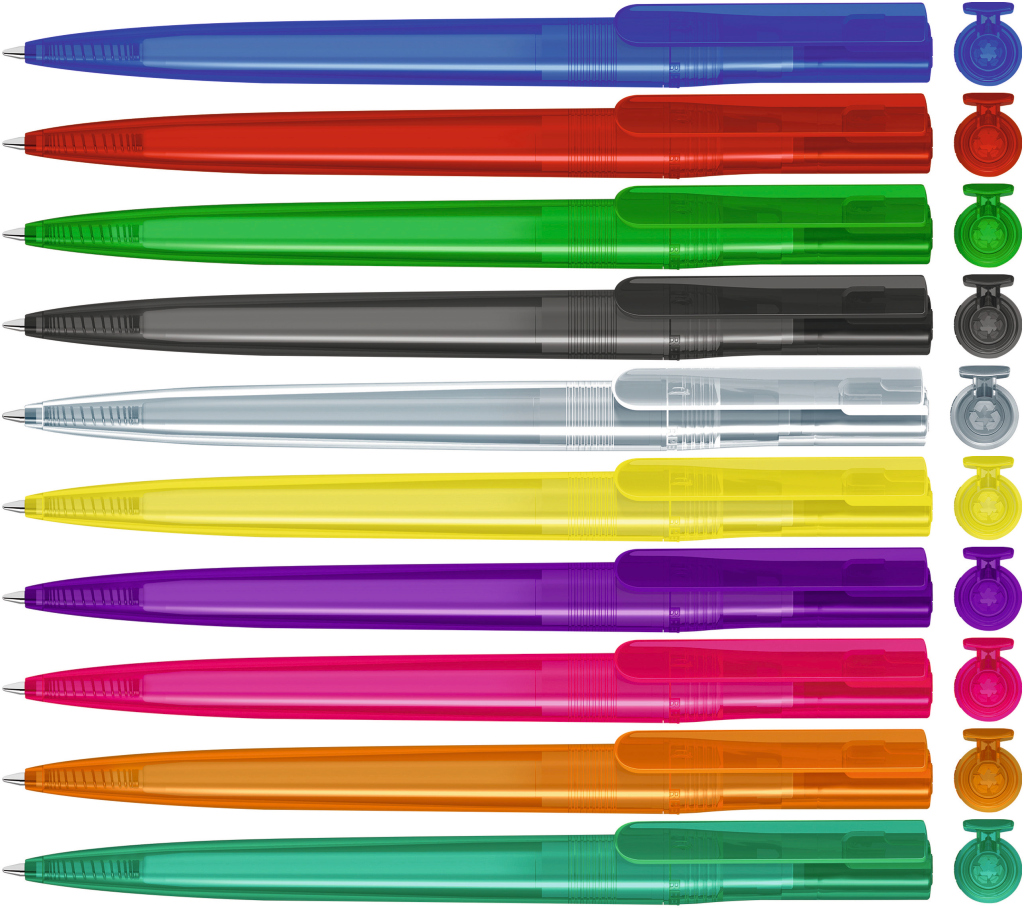 RECYCLED PET PEN switch transparent