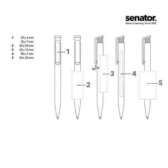senator Super Hit Polished Basic  Druckkugelschreiber