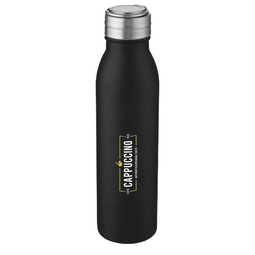 Harper 700 ml Sportflasche aus Edelstahl mit Metallschlaufe