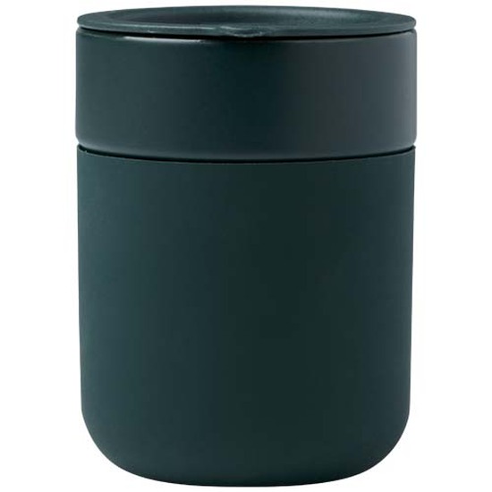 Java 330 ml Keramikbecher mit Silikonhülle und Kunststoffdeckel