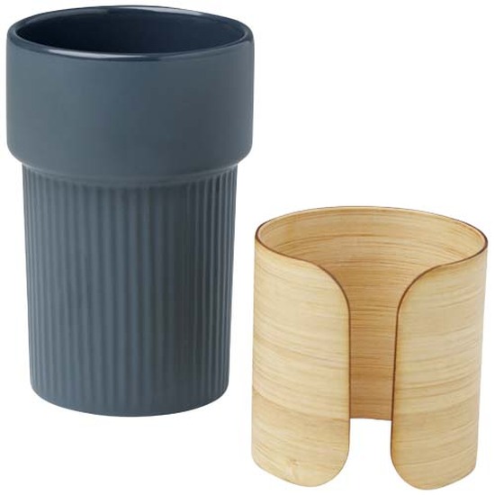 Fika 340 ml Becher mit Bambushülle