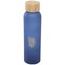 Lume 500 ml Flasche aus mattiertem Kalknatronglas mit Bambusdeckel
