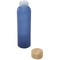 Lume 500 ml Flasche aus mattiertem Kalknatronglas mit Bambusdeckel