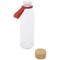 Porto 500 ml Glas-Flasche mit Silikongriff und Bambusdeckel