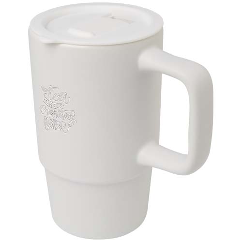 Carter 450 ml Keramiktasse mit Kunststoffdeckel