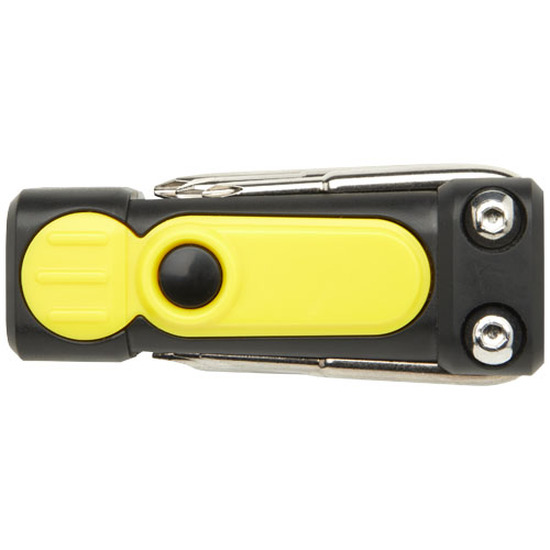 Octo 8-in-1 Schraubenzieher-Set aus recyceltem RCS Kunststoff mit Taschenlampe