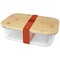 Roby Glas-Brotdose mit Bambusdeckel