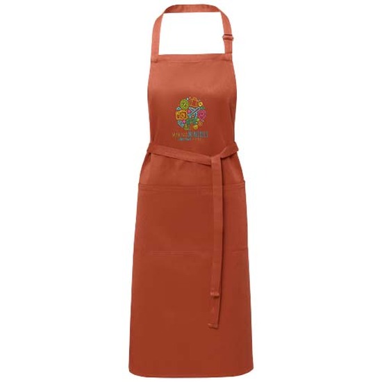 Andrea 240 g/m² Schürze mit verstellbarem Nackenband