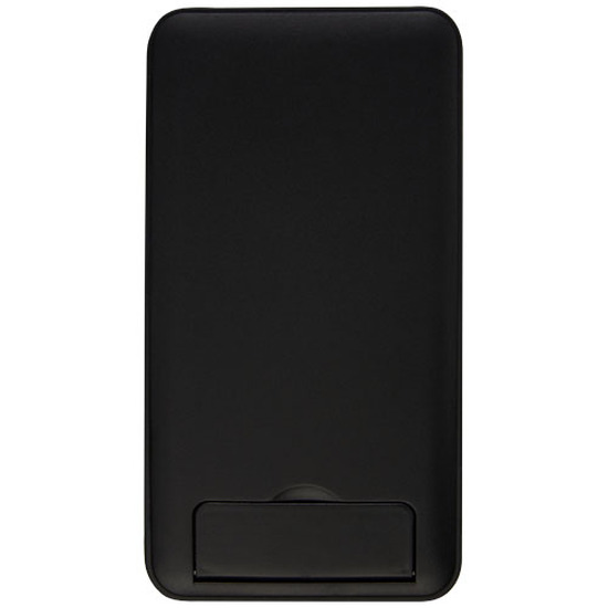 Loop 10 W kabelloses Ladepad aus recyceltem Kunststoff mit Telefonständer