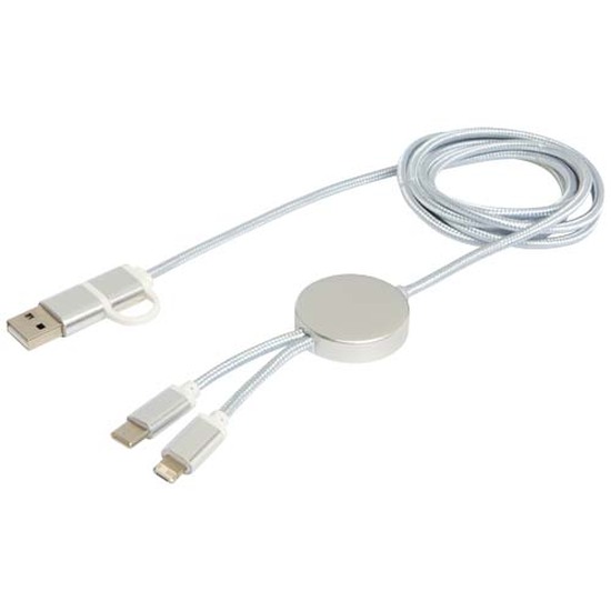 Alasia 150 cm 5-in-1 Kabel aus recyceltem Kunststoff für Datenübertragung und 27W Schnellladung