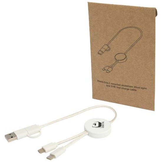 Citala 30 cm 5-in-1 Kabel aus recyceltem Kunststoff für Datenübertragung und 27W Schnellladung