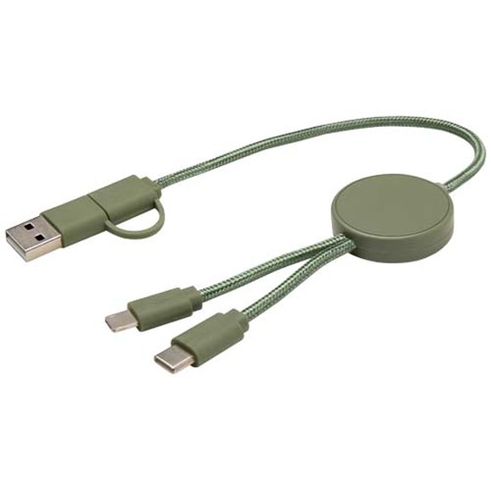 Citala 30 cm 5-in-1 Kabel aus recyceltem Kunststoff für Datenübertragung und 27W Schnellladung