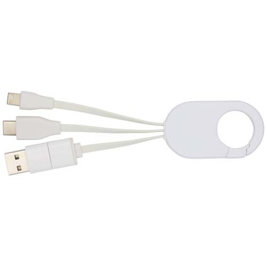 Troop 4-in-1 Ladekabel aus recyceltem Kunststoff