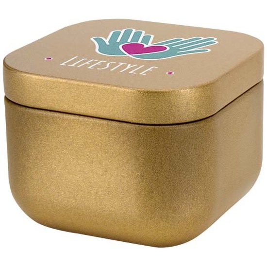 Tindra Quadratische Zinnkerze mit Vanille Duft