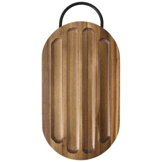 Prestige Akazienholz Schneidebrett mit Brotmesser