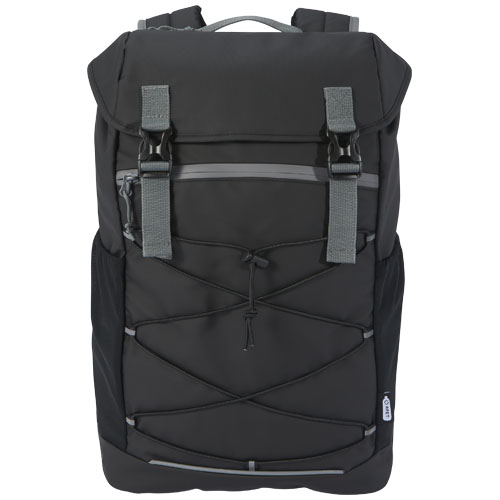 Aqua 15,6" GRS recycelter wasserabweisender Laptop-Rucksack 23 L