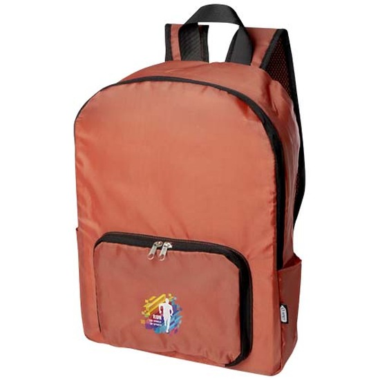 EcoFold faltbarer RPET Rucksack 15 L