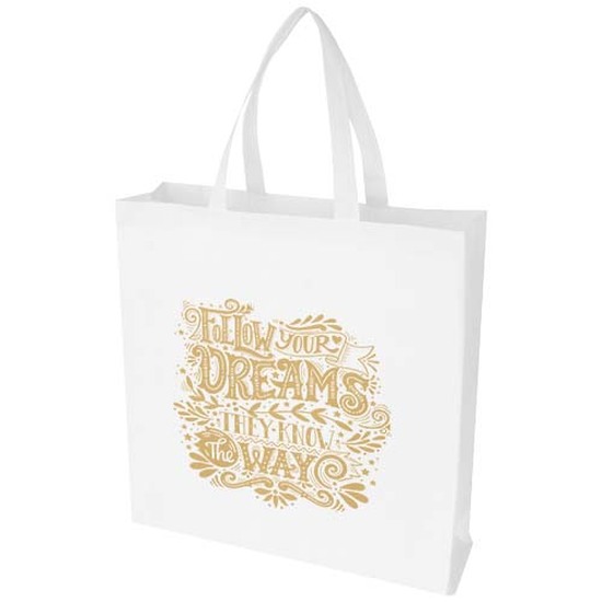 EcoSeal GRS-recycelte Nonwoven Tragetasche mit Zeitenfalten 12 L