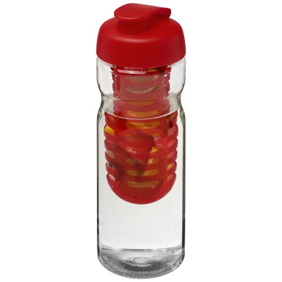 H2O Active® Base 650 ml Sportflasche mit Klappdeckel und Infusor