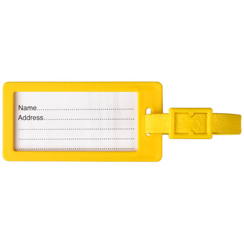 River Gepäckanhänger mit Fenster aus recyceltem Material