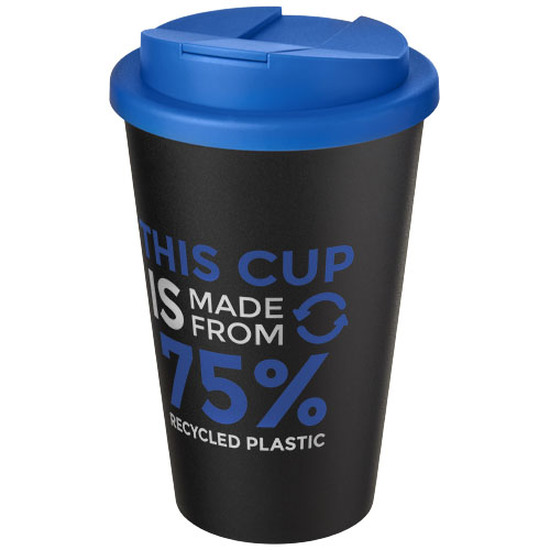 Americano® Eco 350 ml recycelter Becher mit auslaufsicherem Deckel