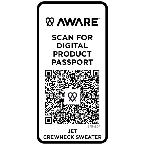 Jet Unisex Aware™ Pullover mit Rundhalsausschnitt aus recyceltem Material