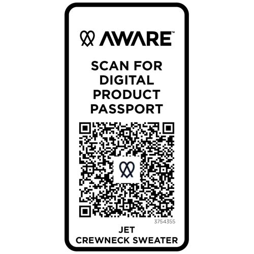 Jet Unisex Aware™ Pullover mit Rundhalsausschnitt aus recyceltem Material