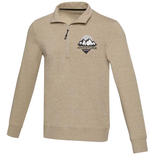 Tin Aware™ Pullover mit Half-Zip Reißverschluss aus recyceltem Material Unisex