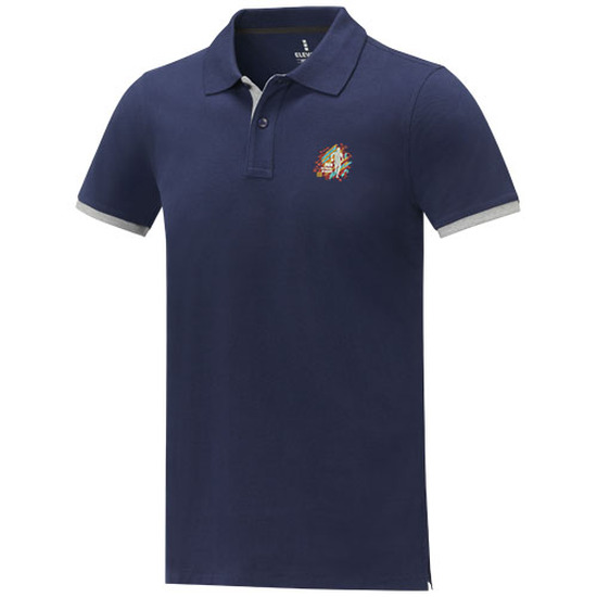 Morgan Polo für Herren, zweifarbig