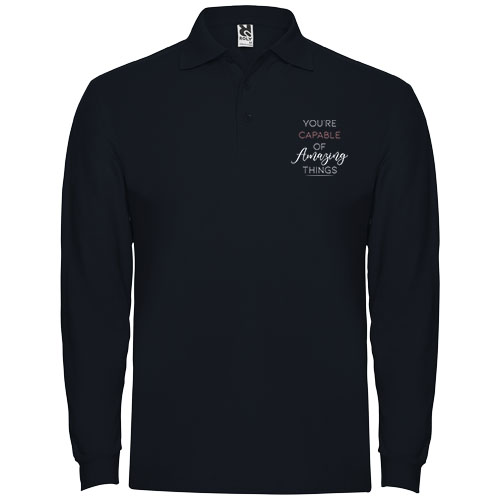 Estrella Langarm Poloshirt für Herren