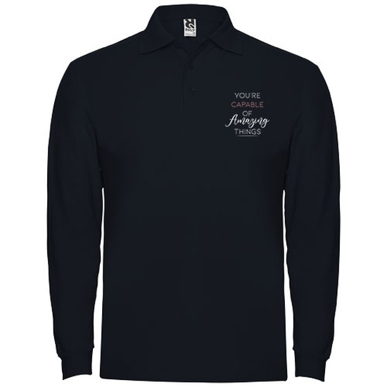 Estrella Langarm Poloshirt für Herren