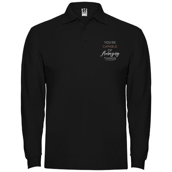 Estrella Langarm Poloshirt für Herren