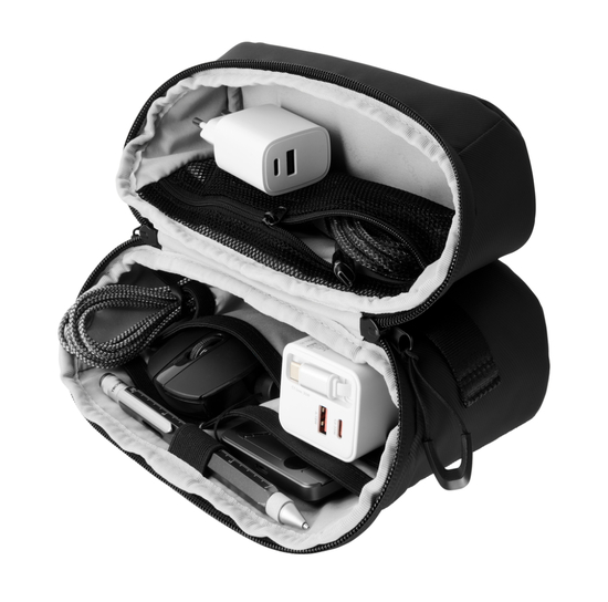 TROIKA Kabeltasche TROIKA BLACK TECH 2 GO