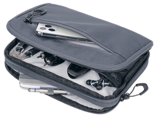 TROIKA Kabeltasche "BLUE CYCLE TECH POUCH 2"