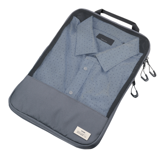 TROIKA Reise-Kompressionstasche BLUE CYCLE PACKING SHIRTS