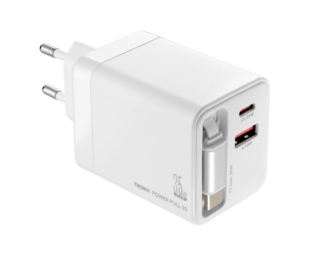 TROIKA Ladestecker POWER PULL 35