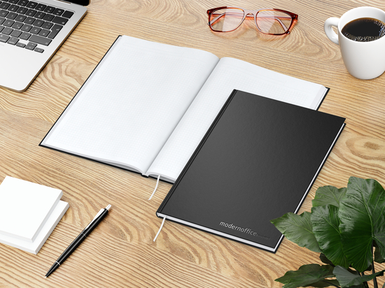 Notizbuch Note-Book A4 Bestseller inkl. Siebdruck-Digital