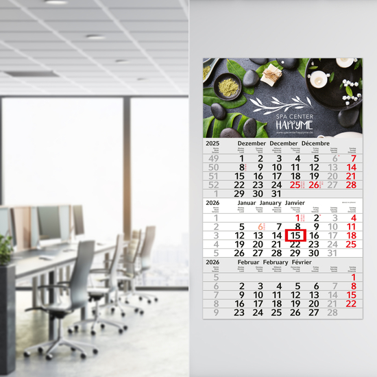 3-Monatskalender Budget 3 Bestseller (Einblatt)