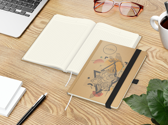 Notizbuch Match-Book Creme A5 Natura Bestseller