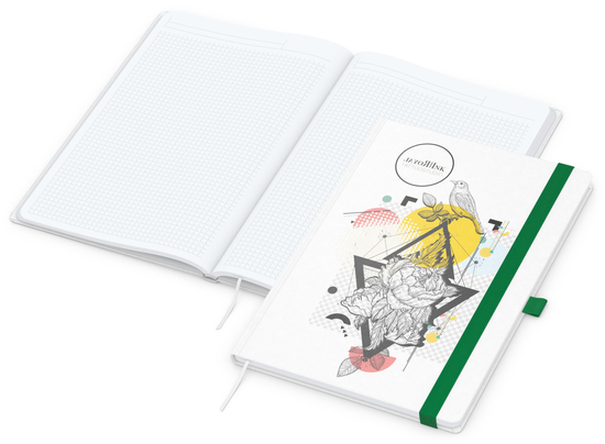 Notizbuch Match-Book White A4 Natura Bestseller