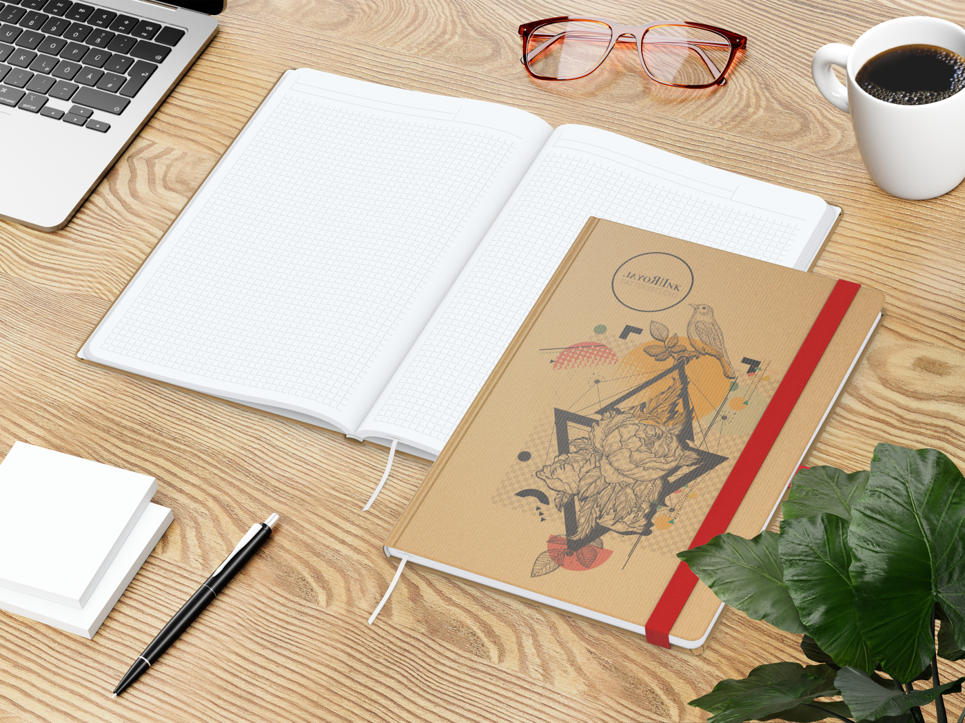 Notizbuch Match-Book White A4 Natura Bestseller